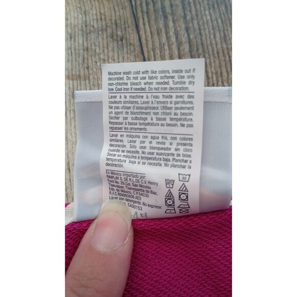 NWT Women's Purple Champion Cropped Pullover Sweatshirt, Size Large - Picture 11 of 11